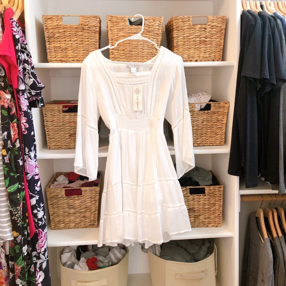 White dress!